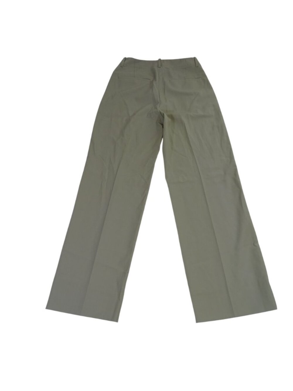 Banana Republic Women Wool Blend Wide Leg Pants Tan Size 4 Flat Front Pockets - Picture 4 of 12